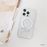 A double-sided magnetic smartphone ring stand that's both smart and beautiful to use.