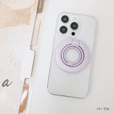 A double-sided magnetic smartphone ring stand that's both smart and beautiful to use.