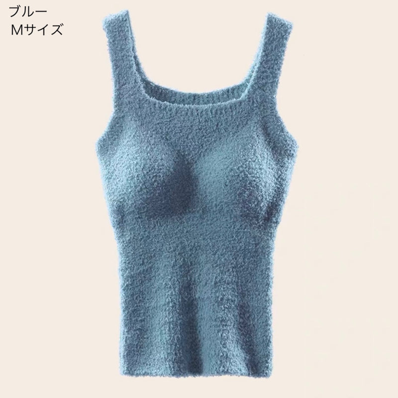 "Fuwa Top" Lambswool Tank Top