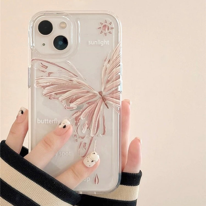 "The moment of flapping wings" Impact butterfly smartphone case