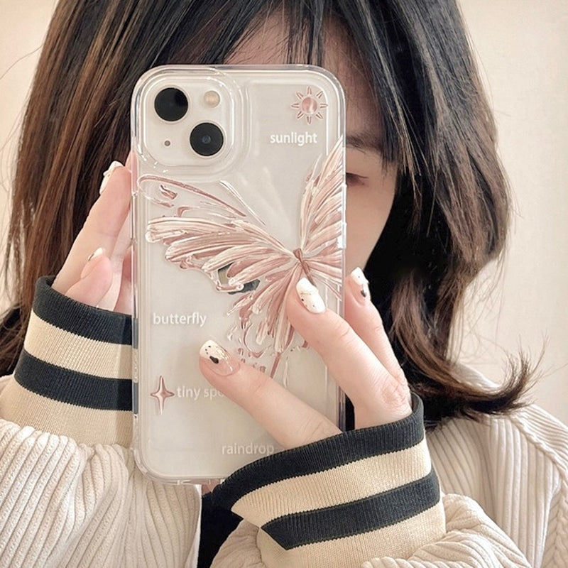 "The moment of flapping wings" Impact butterfly smartphone case