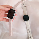 "3D Flower &amp; Butterfly Pattern" Silicone Apple Watch Band