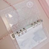 "Lace Cake Sticker Book" M5/A6 personal/A7 size transparent PVC collection book