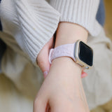 "3D Flower &amp; Butterfly Pattern" Silicone Apple Watch Band