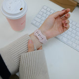 "3D Flower &amp; Butterfly Pattern" Silicone Apple Watch Band