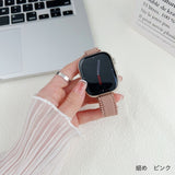 "Stable and feminine" thick nylon Apple Watch band 