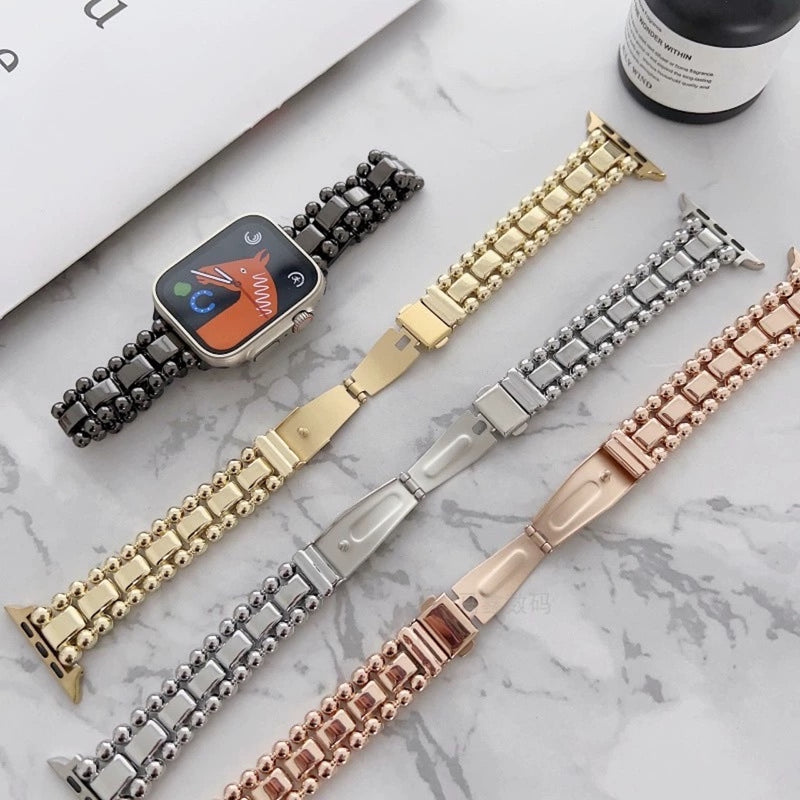 "Connect the Dots" Side Ball Apple Watch Band 