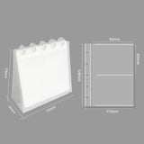"Clear reversible" binder-style photo stand