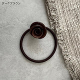 "Hanayui" rose motif hair tie