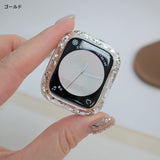 "A cool, summery glow for your hand." Translucent handmade frame with shimmering gold leaf. My own Apple Watch, a tone brighter, that shines in the summer sun.