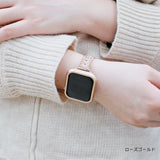 "Elegant Sparkle" Zirconia Bead Apple Watch Band