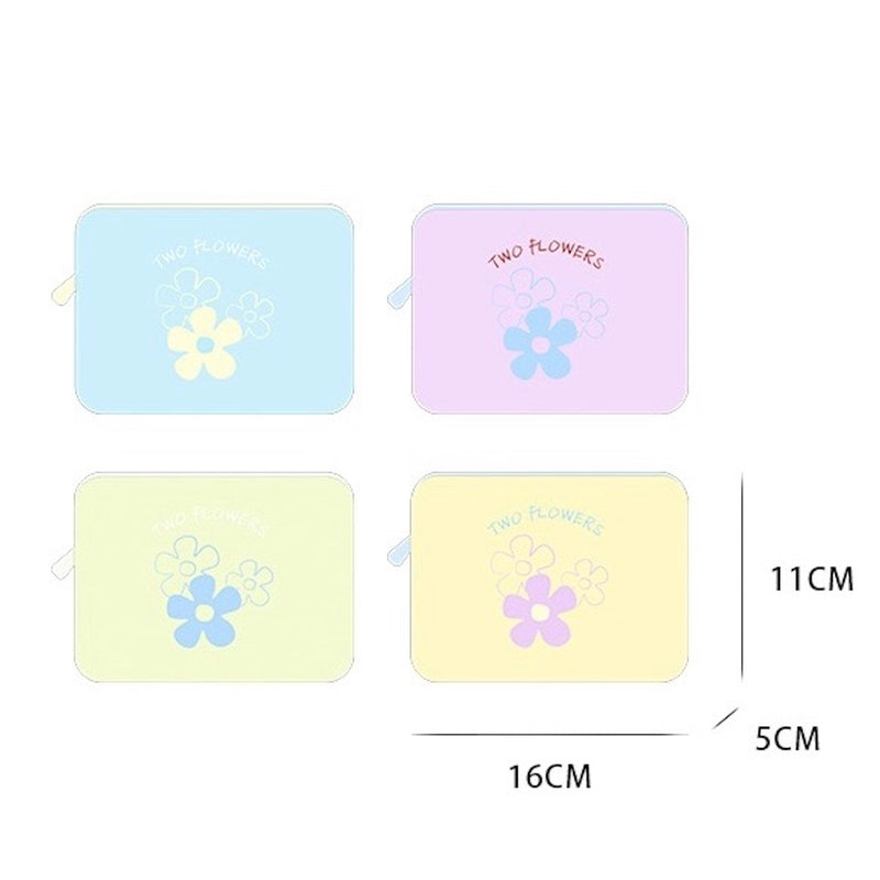 "Multiple Favorites" Fluffy Floral Pouch