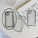 [In stock now] "Metallic frame" iPhone case that can be used by both men and women, lens protection