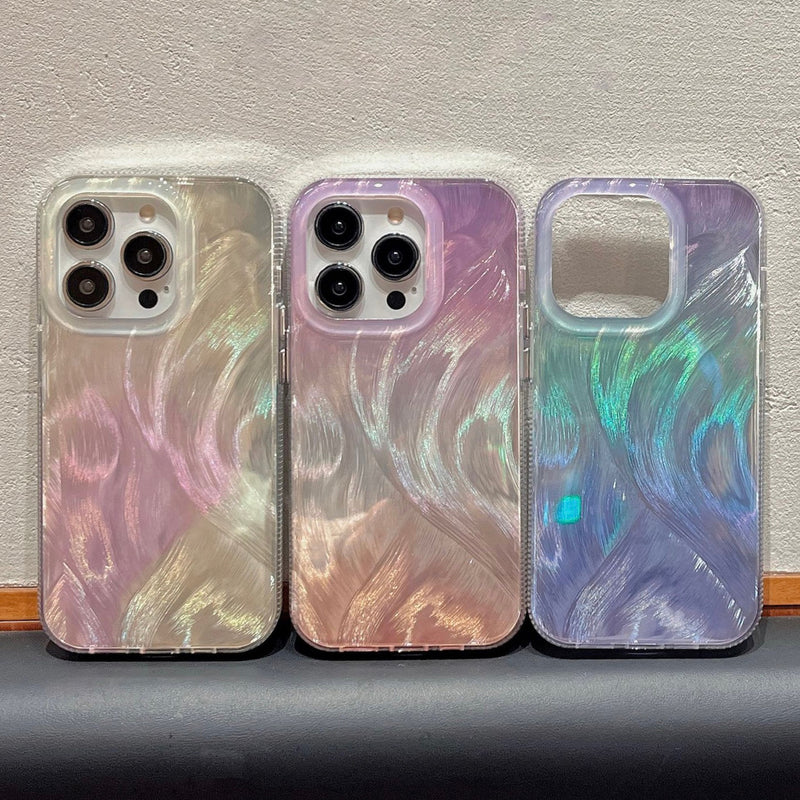"Colorful Beauty" Aurora Marble Case