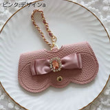 "Lovely Sparkle" Portable Glasses Case with Ribbon