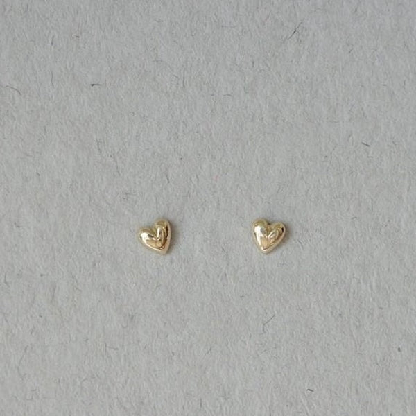 "Secret Heart" S925 Mini Heart Earrings