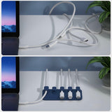 "Cable Port" magnetic cable holder