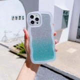 「推し色が、今日の味方になる」手になじむウェーブ デザインシート iPhoneケース