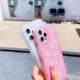 「推し色が、今日の味方になる」手になじむウェーブ デザインシート iPhoneケース