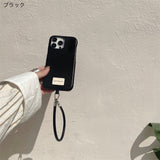 "One Hand Leather" PU leather smartphone case with strap