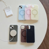 "Natural Colorful" MagSafe compatible simple matte smartphone case