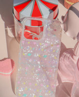 "Otome Line" Sparkly, semi-transparent, girly-patterned smartphone case