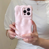 "Fits perfectly in your hand" pearl-style wave iPhone case for iPhone 17, 16, 15
