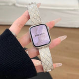 "Shiny Check" Diamond Check Apple Watch Band 