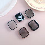 Anti-spy Privacy Screen & Shockproof All-in-one PC + Tempered Glass Full Cover Apple Watch Case