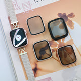 Anti-spy Privacy Screen & Shockproof All-in-one PC + Tempered Glass Full Cover Apple Watch Case