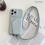 "Your ally when meeting" Smartphone shoulder bag with back pocket