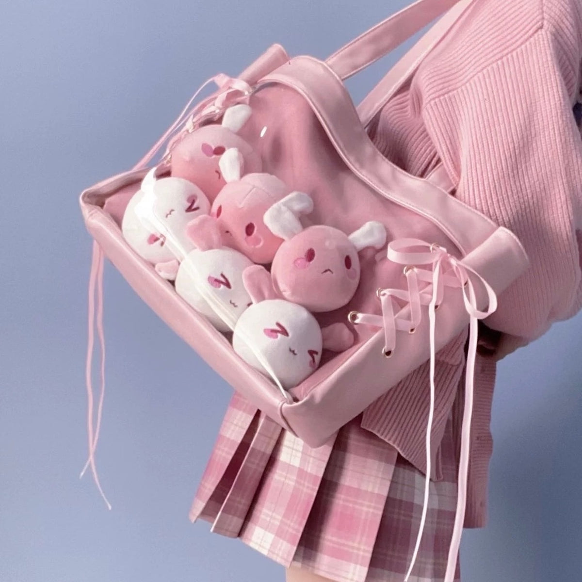 【WOOHWA】23SS★ PINK FLOWER LOGO * * BAG Oshikatsu Bag – gaacal