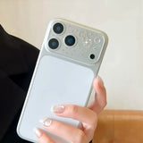 Elegant and Cute Lens Protector for iPhone 17 Pro / Pro Max, Adorned with Clear, Sparkling Stones