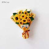 "Add a message" bouquet magnet