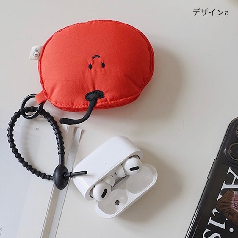 "Come near me" AirPods storage pouch