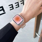 "Transparent Fruit" Fruit Pattern Clear Apple Watch Band 