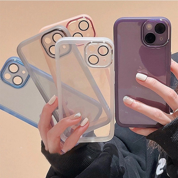 "Translucent effect" translucent soft smartphone case