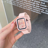 "Cute and sporty" silicone Apple Watch band 