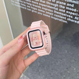 "Cute and sporty" silicone Apple Watch band 