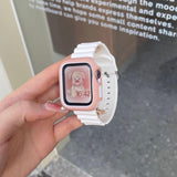 "Cute and sporty" silicone Apple Watch band 