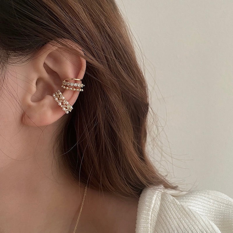 "Gorgeous accent" design ear cuff (one ear)