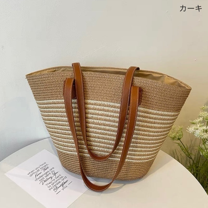 "For the Summer Market" Natural Material Knitted Bags