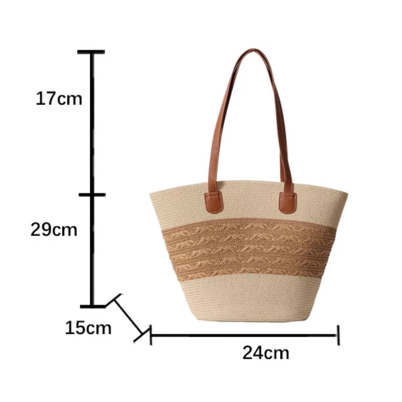 "For the Summer Market" Natural Material Knitted Bags