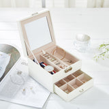 "Transformation Box" Cosmetic Storage with Mirror