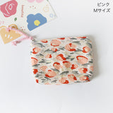 "Wrapped in a flower field" floral pouch