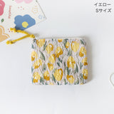 "Wrapped in a flower field" floral pouch