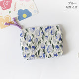 "Wrapped in a flower field" floral pouch