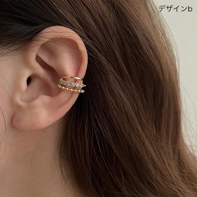 "Gorgeous accent" design ear cuff (one ear)