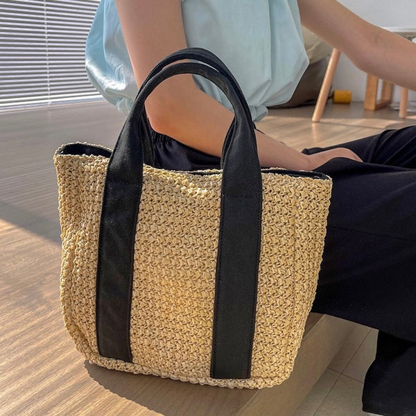 "Summer and the Sea" Linen Handbag