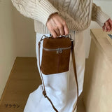 "Matte Retro" Square Shoulder Bag